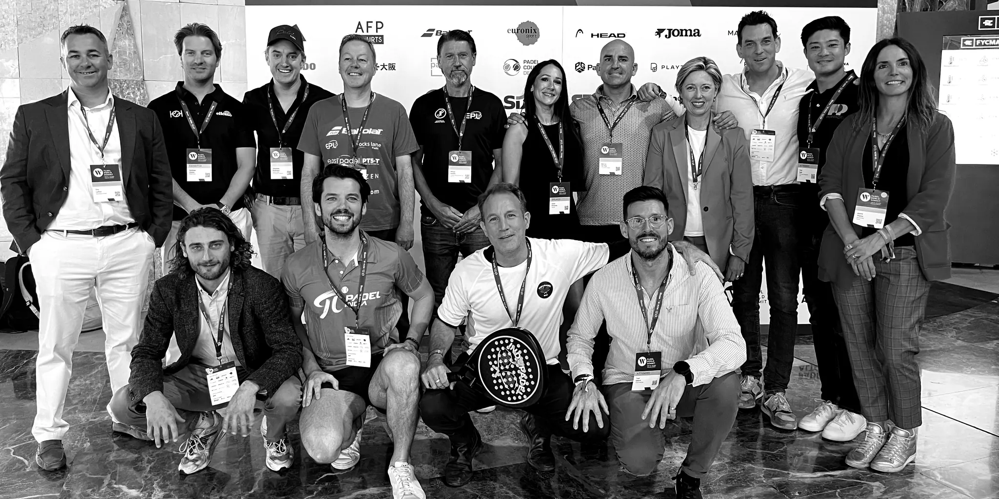 Industry leaders together at the Padel World Summit